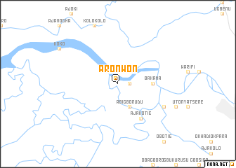 map of Aronwon