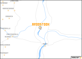 map of Aroostook