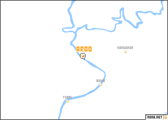 map of Aroo