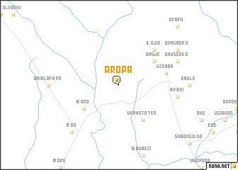 map of Aropa