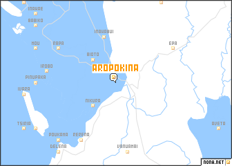 map of Aropokina