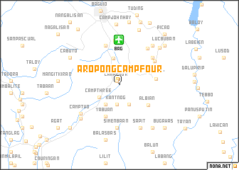 map of Aropong Camp Four