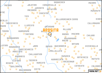 map of Arosita