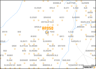 map of Aroso