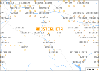 map of Arosteguieta