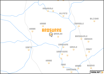 map of Arosurre