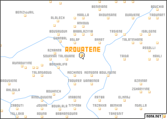 map of Arouatene