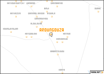 map of Aroungouza