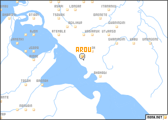 map of Arou