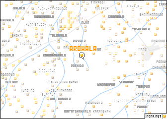 map of Ārowāla