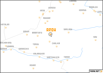 map of Arow