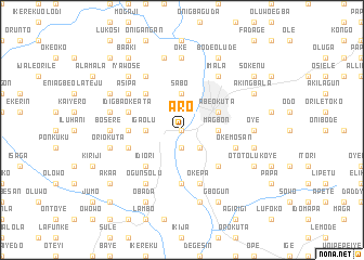 map of Aro