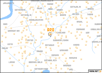 map of Aro