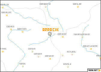 map of Arpacık