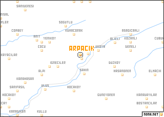 map of Arpacık