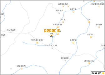 map of Arpacık