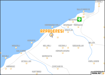 map of Arpaderesi