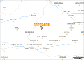 map of Arpadere