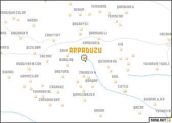 map of Arpadüzü