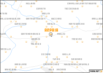 map of Arpaia