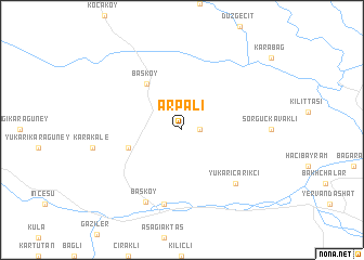 map of Arpalı