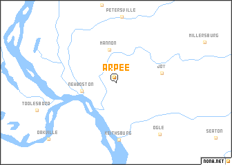 map of Arpee