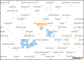 map of Arpeix