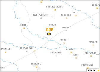 map of Arp