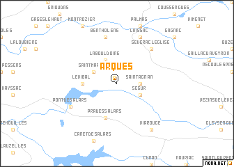 map of Arques