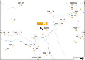 map of Arque