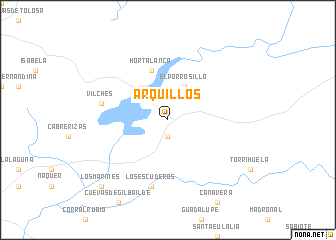 map of Arquillos