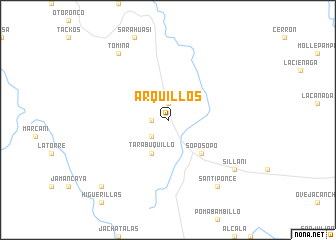 map of Arquillos