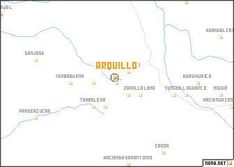 map of Arquillo