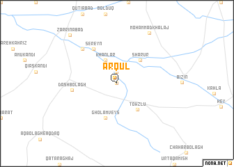 map of ‘Arqūl