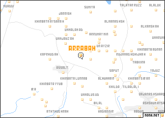 map of Ar Rab‘ah