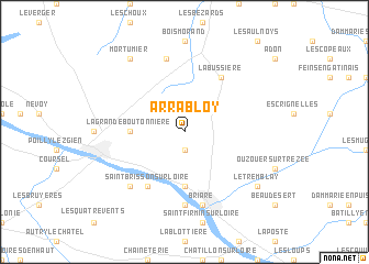 map of Arrabloy