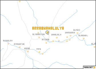 map of Ar Rabwah al ‘Ulyā