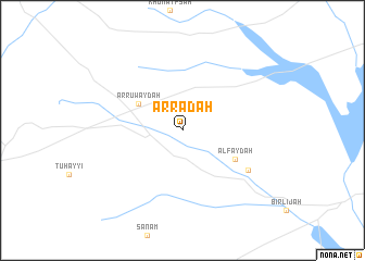 map of Ar Radah
