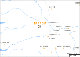 map of Ar Radīf