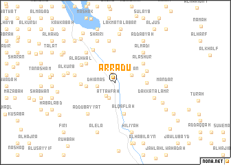 map of Ar Radū