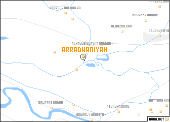 map of Ar Raḑwānīyah