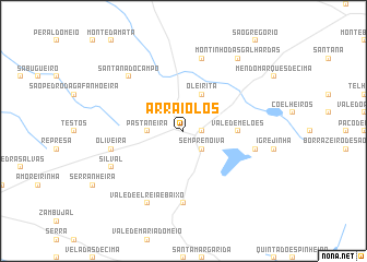 map of Arraiolos