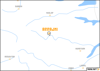 map of Ar Rajmī