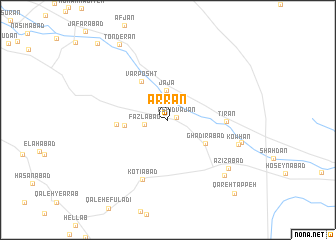 map of Arrān