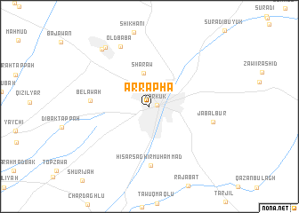 map of Arrapha