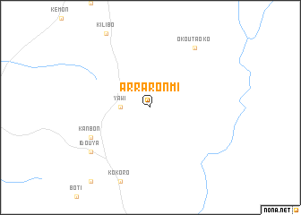 map of Arraronmi