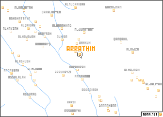 map of Ar Rathīm