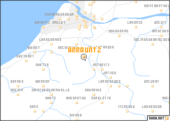 map of Arrauntz