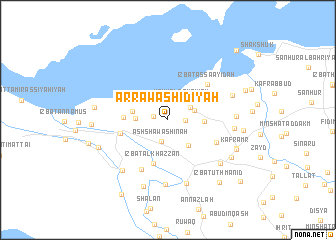 map of Ar Rawāshidīyah