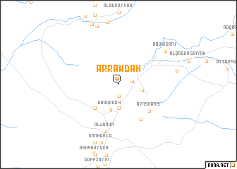 map of Ar Rawḑah